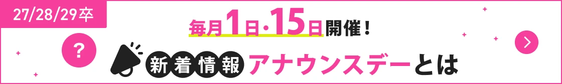 新着情報アナウンスデーとは