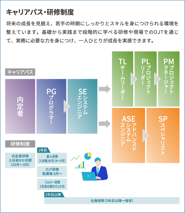 キャリアパス・研修制度