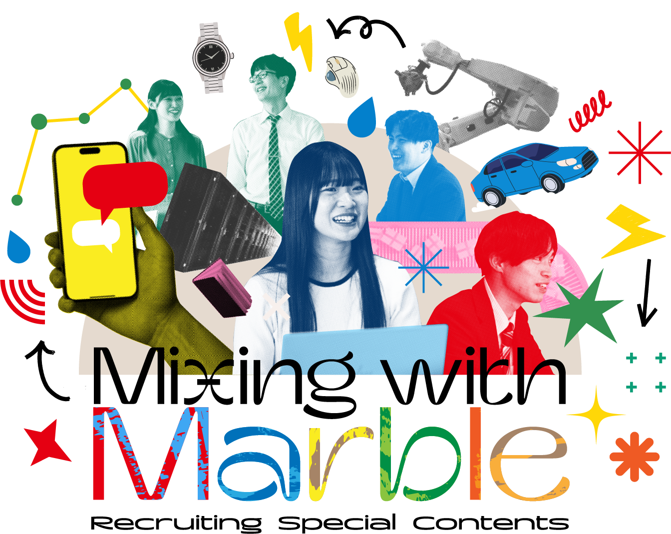 Mixing with Marble Recruiting Special Contens