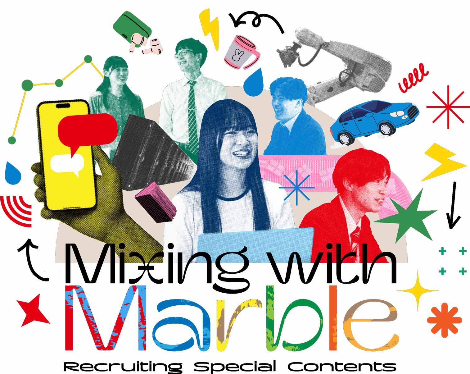 Mixing with Marble Recruiting Special Contens