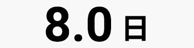 8.0日
