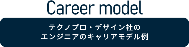 テクノプロ・デザイン社のエンジニアのキャリアモデル例