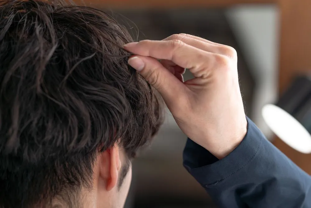 過度なパーマやアレンジが施してある