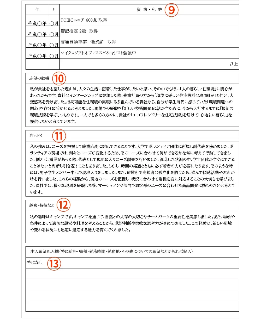 ⑧職歴